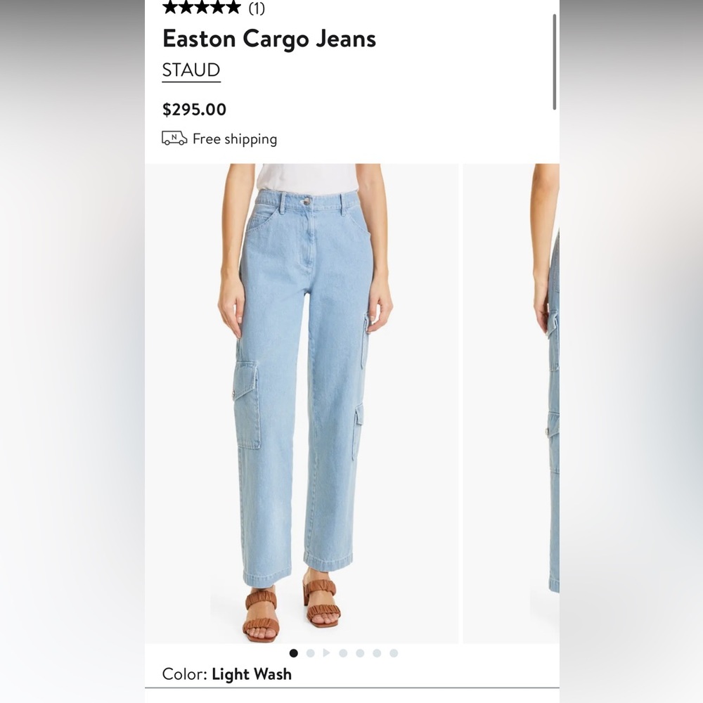 Staud Easton Cargo Jeans